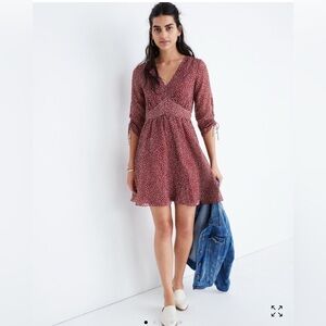 Madewell NWT Starviolet Mini Dress in Ditsy Flowers size 6